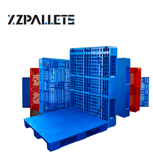 Paletas de Hdpe baratas de plástico 1140x1140, apilamiento de alta resistencia, almacenamiento de exportación, logística, precios de paletas de una cara - Product Image 4