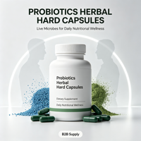 Probiotiques pour adultes en capsules dures végétaliennes/gélatineuses, marque privée OEM, complément alimentaire personnalisé pour la digestion, vente en gros