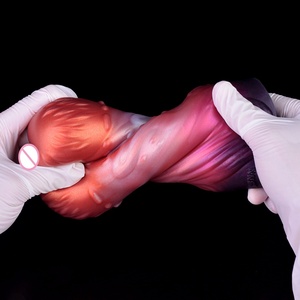 ของเล่นทางเพศรูปทรงม้าสีสันสดใสเหมือนจริงสำหรับผู้ชาย ถ้วยช่วยสำเร็จความใคร่ชาย ผลิตภัณฑ์สำหรับผู้ใหญ่ทำจากซิลิโคน - Product Image 6