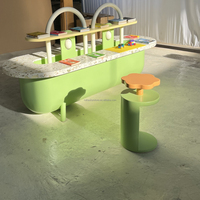 Table basse de luxe en micro-laiton de style italien, petite table moderne en bois, personnalisable, mobilier de maison contemporain, éclairage pour salon