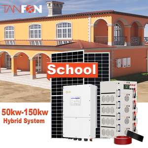 Système de Stockage d'Énergie Hybride Solaire pour Écoles 100kW 200kW 300kW 200kWh Batterie Solaire 150kW 100kW 500kW SP50kW-100kW 30kW Hors Réseau - Product Image 4
