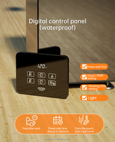 Estufa de sauna seca de 5KW, 6KW, 7.5KW, 9KW con controlador digital externo y aplicación WiFi de fábrica, horno eléctrico para sauna, calentador de sauna