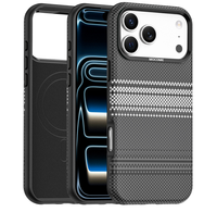 Coque de téléphone en PU de haute qualité, couleur arc-en-ciel, antichoc, emballage en sac OPP, compatible avec la charge magnétique, pour iPhone 17