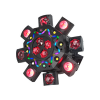 Lumière laser rotative MOKE 8-Arm King Kong 200W Bee Eye pour effets de scène en intérieur, idéale pour les lieux de divertissement