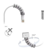 Protector de Cable de Datos, Funda Espiral para Cable de Carga, Enrollador de Cable, Anillo Protector Anti-rotura Universal