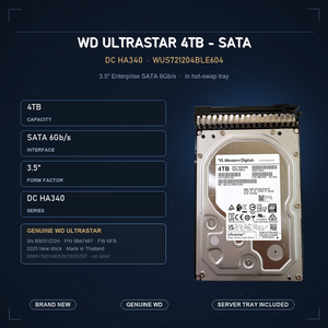 Disque dur SATA d'entreprise 4 To d'origine, reconditionné, sans alimentation, 7,2K RPM, pour serveur, NAS, stockage de centre de données, garantie de 3 ans - Product Image 4