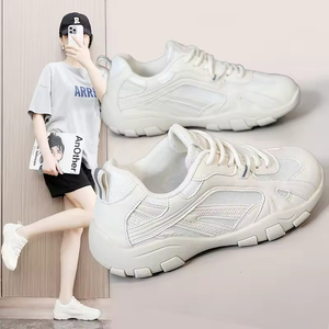 2026 Lace-Up Breathable Mesh Women's Super <b>Soft</b> Super Light Anti-Slip Sporty Casual Training <b>Shoes</b> Retro Gump Spring Summer - Product Image 1