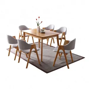 Wholesale Cheaper Healthy Wooden Dining Table Modern Home Furniture