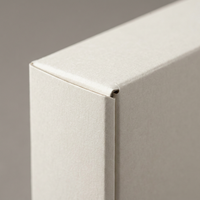 Boîte en carton blanc personnalisée pour les boules protéinées, emballage de collations en petites quantités, vente en gros avec impression de logo