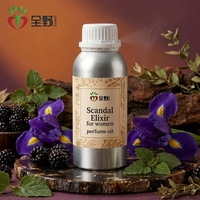 Essence Concentrée de Parfum Fruité Floral de Qualité Artisanale à la Cassis et à l'Iris pour l'Aromatisation Professionnelle