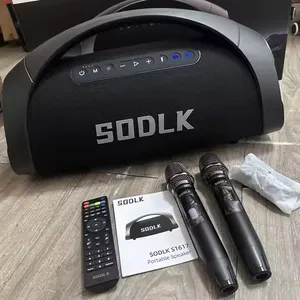 Altoparlante Portatile Wireless Sodlk S1617 320W, Impermeabile per Esterni, Stereo Surround DJ, Macchina per Karaoke con Luci RGB e Microfono - Product Image 2