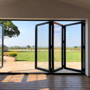 Maplemiles <span class=keywords><strong>Porte</strong></span> pliante extérieure résistante aux ouragans <span class=keywords><strong>Porte</strong></span> pliante en accordéon <span class=keywords><strong>Porte</strong></span> vitrée pliante Patio en aluminium Portes pliantes - Product Image 3