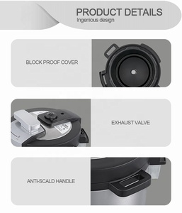 Điều Khiển Cảm Ứng Với Núm LCD 4 Hiển Thị Kỹ Thuật Số 5 Lít 900W Skd Đầy Đủ Đặt Hàng Nồi Áp Suất Điện - Product Image 3