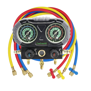 Coolworld R32 R410A R22 <span class=keywords><strong>R134a</strong></span> Bola Válvula <span class=keywords><strong>Manifold</strong></span> Gauge Set - Product Image 2