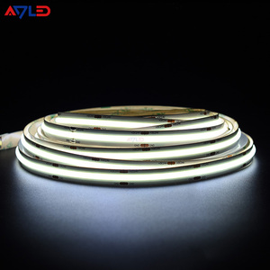 Bande lumineuse LED COB de haute qualité d'usine, 12V 24V, 528 LED, 3000k-6000k, bande lumineuse LED COB de 10 mm, CE ROHS pour meubles commerciaux - Product Image 3