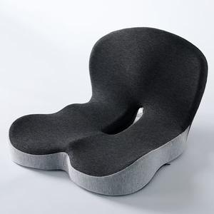 Coussin de siège et de dossier intégré en mousse à mémoire de forme pour bureau, coussin de siège sculptant les fesses, réduisant la pression sur le coccyx et offrant un soutien lombaire - Product Image 3