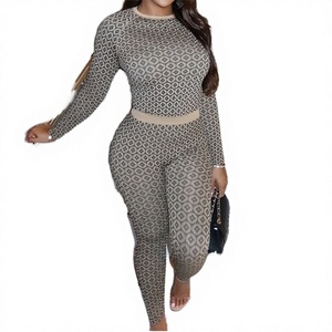 2025 New Fashion Solid Pattern <b>Sexy</b> Elastic Slim Fit Long Sleeved Top Shorts Two-Piece <b>Set</b> - Product Image 3