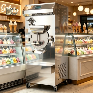 60L/H Commercial Italian <b>Ice</b> Cream Machinery Combo Batch <b>Ice</b> Cream Freezer Single Flavor Gelato <b>Making</b> <b>Machine</b> With Pasteurizer - Product Image 1