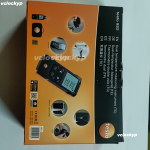 เครื่องมือวัดอุณหภูมิแบบดิจิตอล Testo 922 ของเยอรมนี (ช่องสัญญาณคู่) - Product Image 6