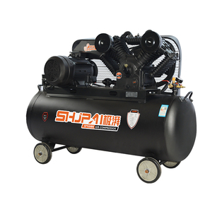 Compresor de Aire de Pistón de 7.5kw y 300L Directo de Fábrica, Portátil, con Motor de 380v, Refrigerado por Aire y Lubricado, Accionado por Correa - Product Image 2