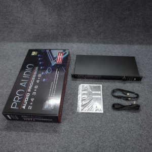 Processeur audio DSP avec filtre FIR intégré LD448 4×8, système de crossover numérique professionnel en métal pour les performances sur scène - Product Image 1