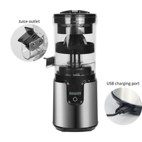 Exprimidor de Cítricos Eléctrico Doméstico, Exprimidor de Naranjas Eléctrico Recargable por USB, Exprimidor Portátil Compacto para Limones y Limas