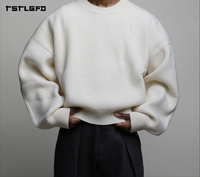 Pull en cachemire pour homme de haute qualité, style Old Money, 100% cachemire, tricoté, coupe ample