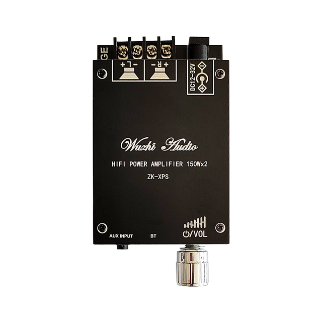 ZK-XPS 150W*2 HIFI BT5.0 Audio Power Amplifier Board Digital 2.0 Channel Stereo AMP Wireless Music Audio