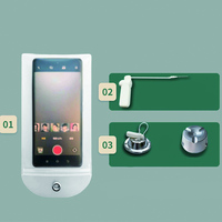 Pochette de téléphone anti-photo verrouillable en PVC, style étui, blanche, givrée double face avec fermeture simple, sac de confidentialité pour téléphone destiné au personnel
