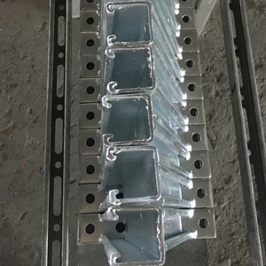 Hot Dip Galvanized Carbon Steel U Channel Cantilever <b>Brackets</b> Welded Strut Profile ASTM Standard for Simplified Fixing - Product Image 4