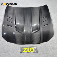 Accessoires extérieurs LANGyu 2021+ M3 G80 M4 G82 G83 Style ZLO Capot avant en fibre de carbone sèche pour BMW