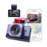 OEM ODM Caméra embarquée 3 pouces 4G, Enregistreur de voiture avec caméra avant 2K et arrière 720P, Moniteur de stationnement et Diffusion en direct à distance