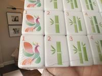 Fabricant ODM MuZheng : Jeu de Mahjong tendance de 160 tuiles à 4 couches et tuiles de Mahjong américaines pour cadeau de vacances personnalisé