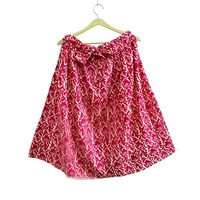 Robe courte en mousseline de soie à imprimé paisley rose pour femmes, style décontracté d'été, tissu en viscose et coton doux