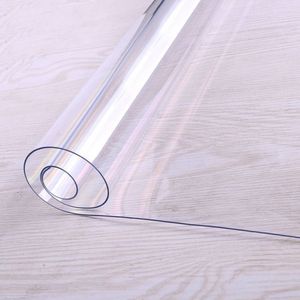 Custom Clear Heat Resistant Tablecloth Plastic Table Protective Cover Tablecloth Protector