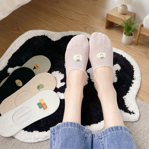 Thin No Show Anti-Slip Womens <b>Socks</b> Taiwan Made Lightweight Hidden <b>Grip</b> Casual Sneaker <b>Socks</b> - Product Image 1