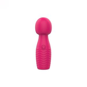Mini vibrador AV portátil (USB recargable a prueba de agua) 6 velocidades 5 intensidades de pulso para orgasmo de estimulación de coqueteo de mujeres - Product Image 1