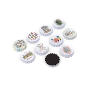 Aimants personnalisés en époxy pour bouchons de bouteilles, 25 mm (1 pouce), souvenirs de ville - Product Image 2