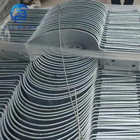 ZhiBoDa Collier de serrage en U galvanisé à chaud de haute qualité, résistant aux vents de 60 m/s et aux charges de neige de 1,4 KN/m², pour systèmes de montage solaire et aquacole