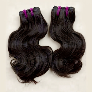 Extensions de cheveux humains Remy de haute qualité en provenance d'Inde, texture douce, lisse et brillante, faciles à porter, idéales pour un usage quotidien et pour les événements. - Product Image 1