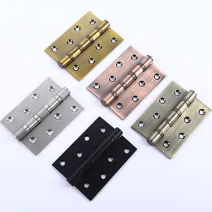 Butt 180 Degree Bearing Hinge for Metal and Wooden Folding Door Furniture Hinge Single Swing Door Hinge Stainless Steel/iron