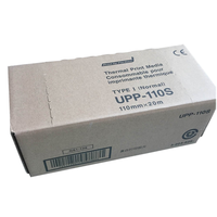 Rollo de Papel Térmico UPP-110S de 110 mm x 20 m Compatible con la Máquina de Ultrasonido Sony Upp 110s Hecho en China