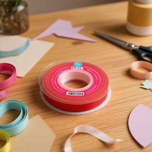 Nastro Grosgrain Ilan 1,0 cm 15Y Rosso per Lavori Artigianali - Product Image 3