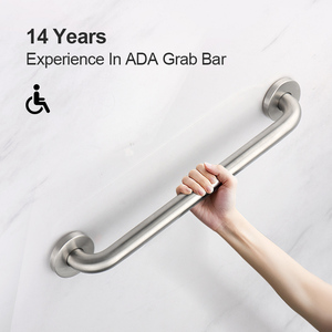 Barres d'appui droites en acier inoxydable 304 ADA personnalisées en usine, barres de sécurité pour <span class=keywords><strong>douche</strong></span>, toilettes, aide à la marche, <span class=keywords><strong>barre</strong></span> d'appui 304 pour personnes âgées - Product Image 2