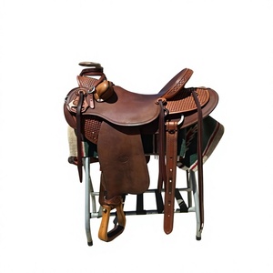Silla de Montar de Cuero y Madera para Carreras, Absorbente de Sudor, Transpirable, Duradera, de Buena Calidad, Suministros Ecuestres de Lujo, Precio de Fábrica - Product Image 3