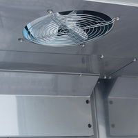 Fabricant professionnel OEM, réfrigérateur vertical de grande capacité avec porte vitrée, refroidissement par ventilateur, pour supermarchés commerciaux