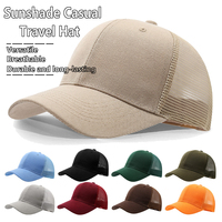 Gorra Deportiva de Béisbol Transpirable de Material Suave para Hombre y Mujer, Colores Brillantes, para Protección Solar, Uso Diario