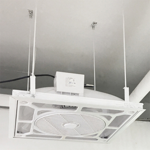 Ventilation Type White Ceiling Fan <b>Memory</b> Function Quiet Design For Office Low - Product Image 2
