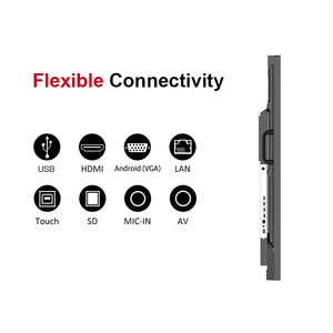 55 65 75 85 86 98 110 inch Bút ngón tay cảm ứng tương tác màn hình phẳng 4K <span class=keywords><strong>LCD</strong></span> kỹ thuật số tương tác bảng thông minh cho các trường học giảng dạy - Product Image 5