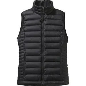 Women's Outdoor Padded Vest Fashionable Ladies Lightweight Sleeveless Zip Stand Collar Quilted Gilet Jackets